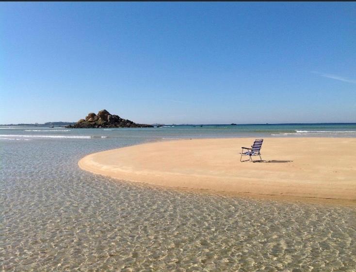 Apartamento Corrubedo Vistas Mar Y Playa Luaran gambar