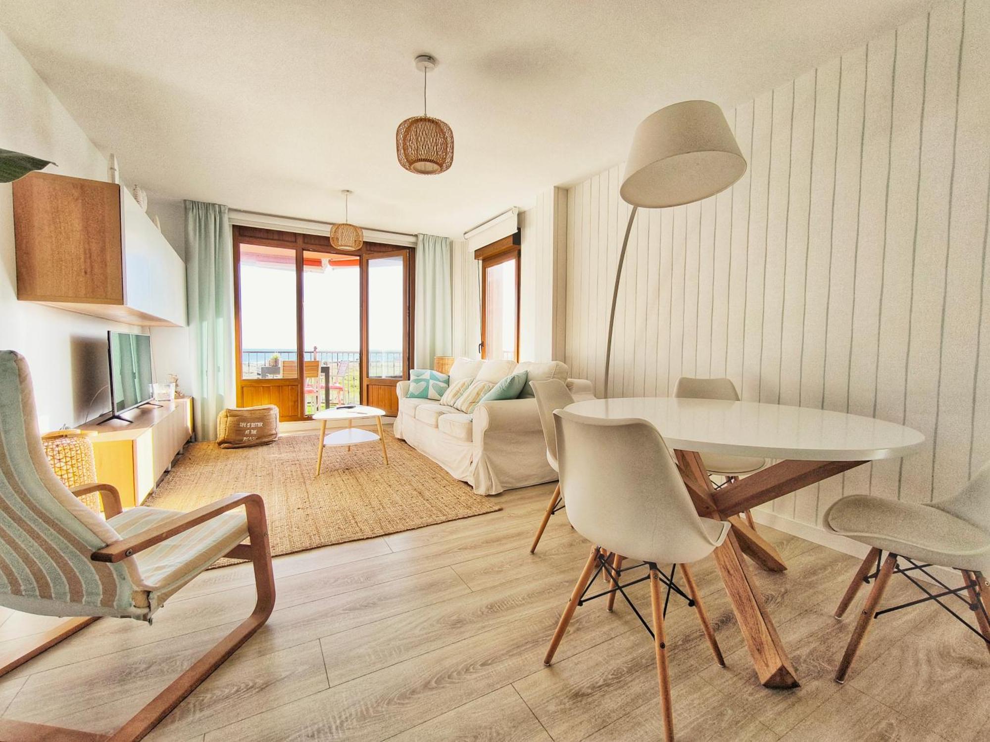 Apartamento Corrubedo Vistas Mar Y Playa Luaran gambar